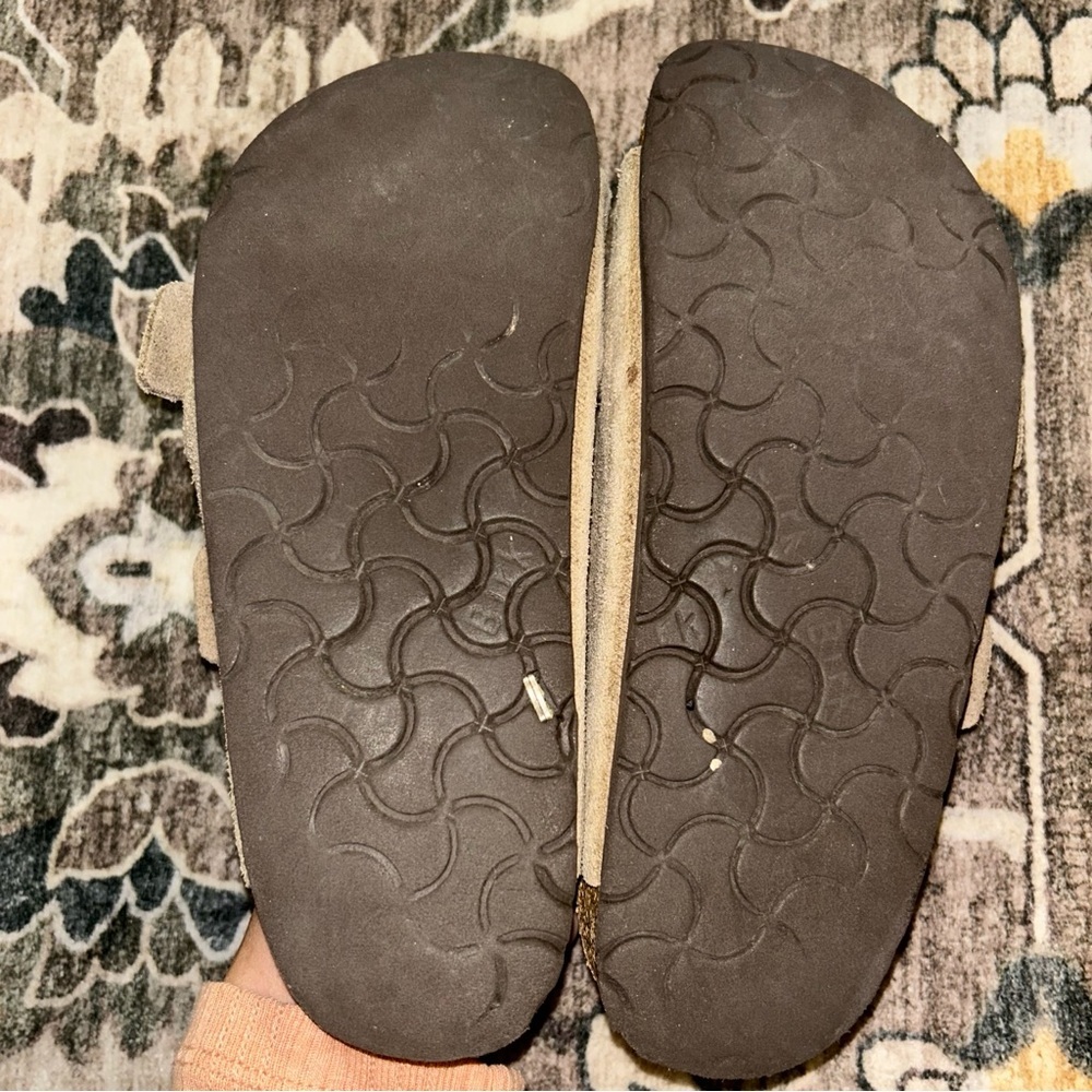 Birkenstock Beige Suede Sandals - Picture 7 of 7